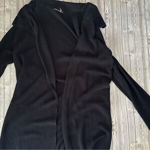 NIC+ZOE Black Knit Cardigan Sweater
